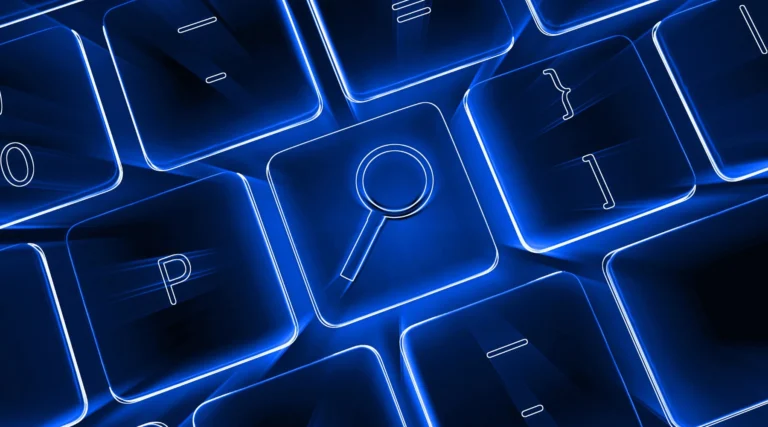 search icon on keyboard button